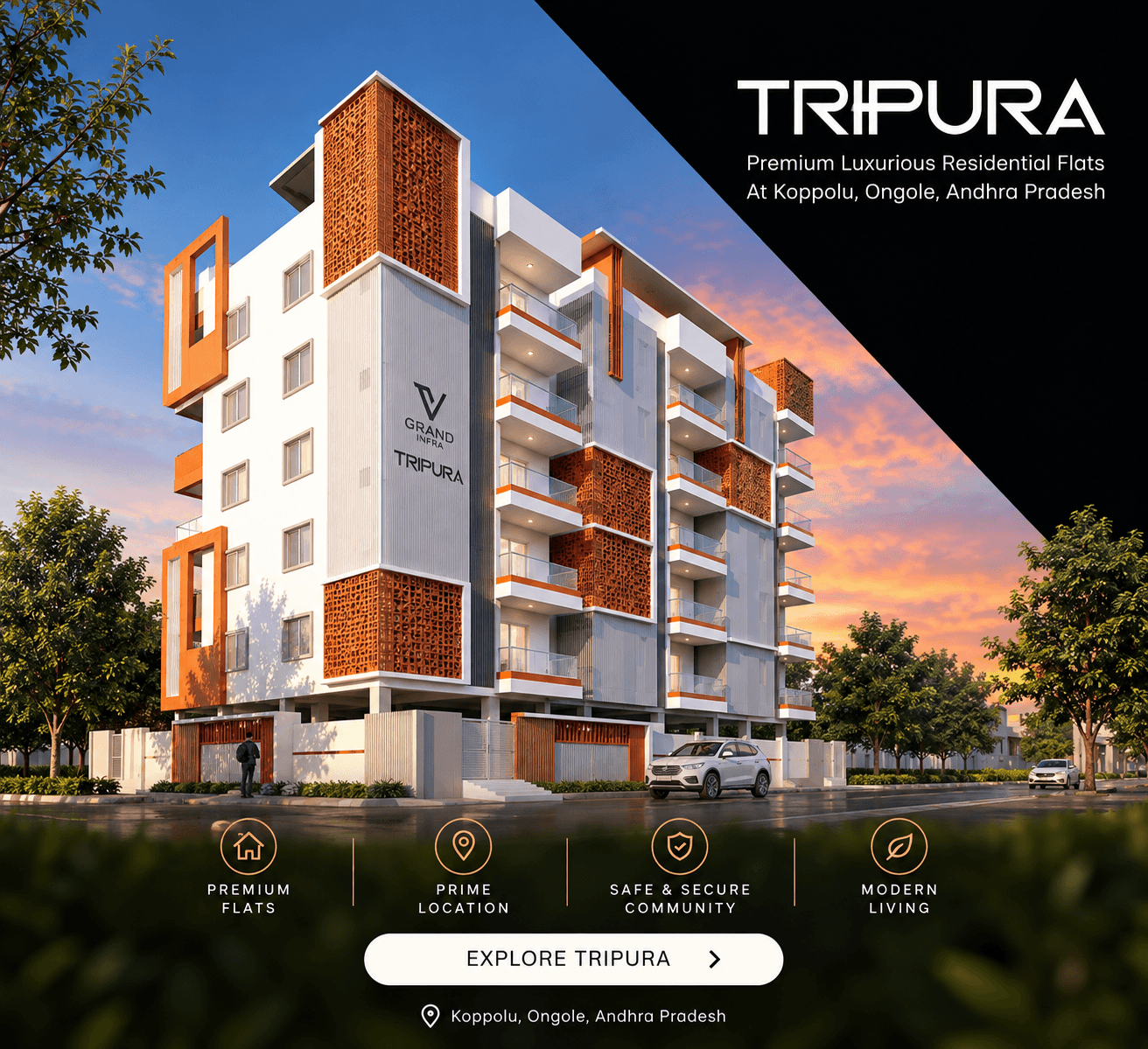 V Grand Tripura — Affordable 2BHK Homes in Ongole